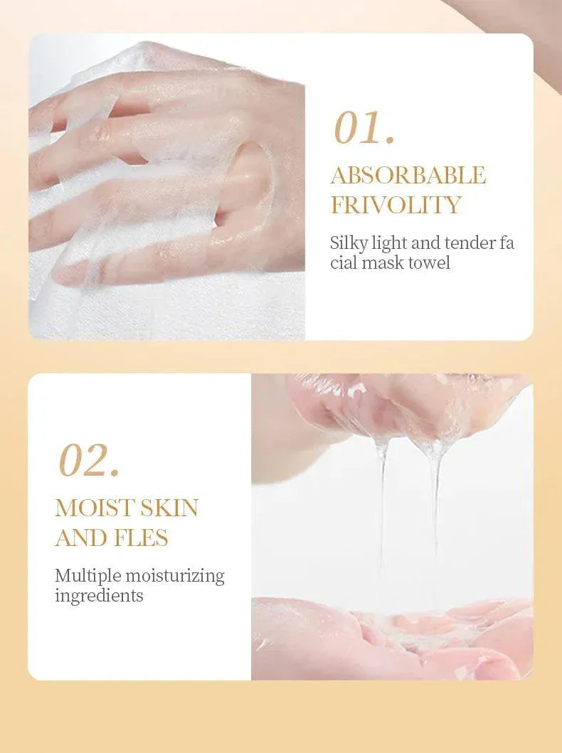 10-Piece Anti-wrinkle Collagen Face Mask Set for Hydrating and Revitalizing Skin