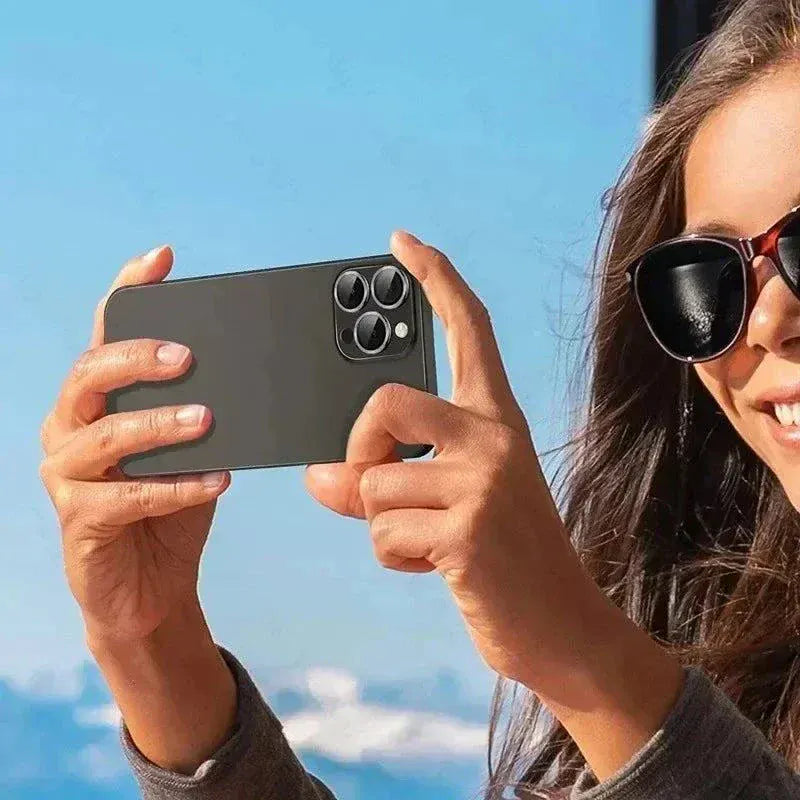 Metal Ring Camera Lens Protector –  2/3-Pcs Glass Cover for iPhone.