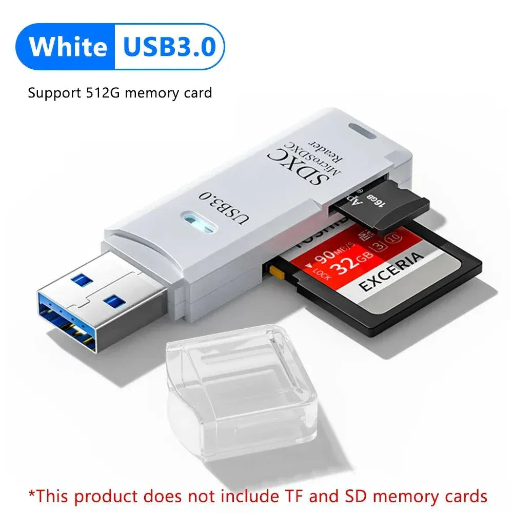 Micro TF sd card Reader - High-Speed USB 3.0 Card Reader PC & Laptops
