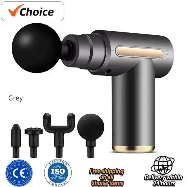 Compact USB Mini Massage Gun for muscle relief and deep tissue massage