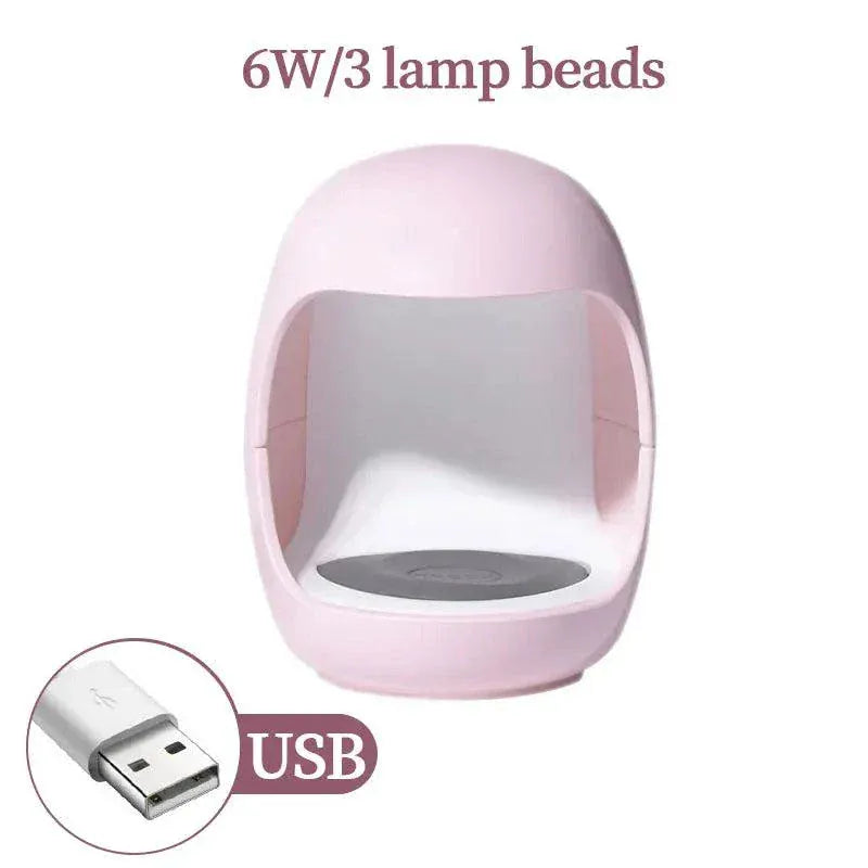 54W USB UV LED nail gel lamp with automatic sensor and compact design