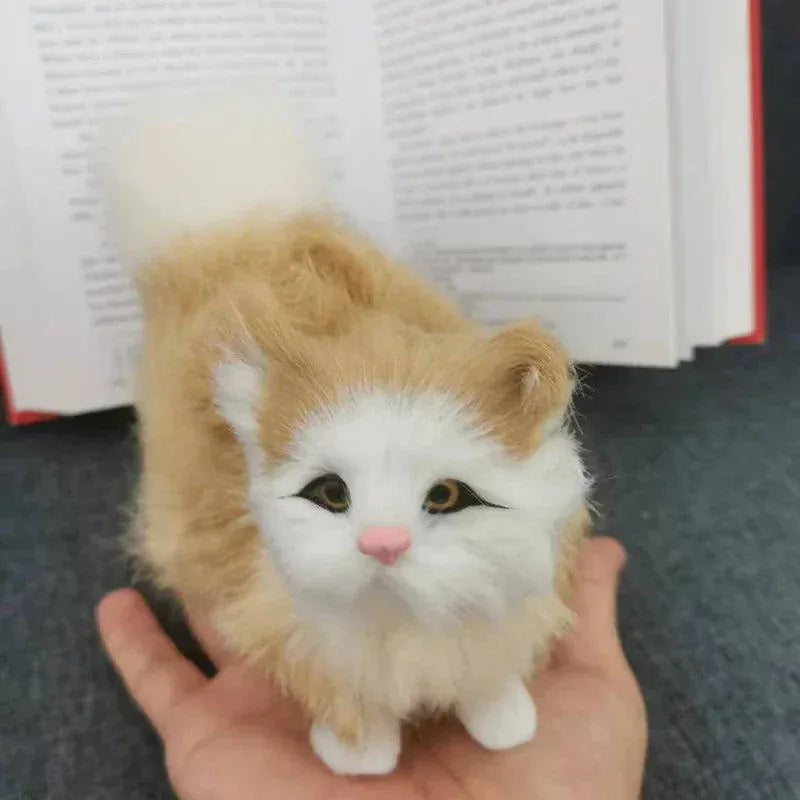 Cute Simulation Cat Plush Toy 