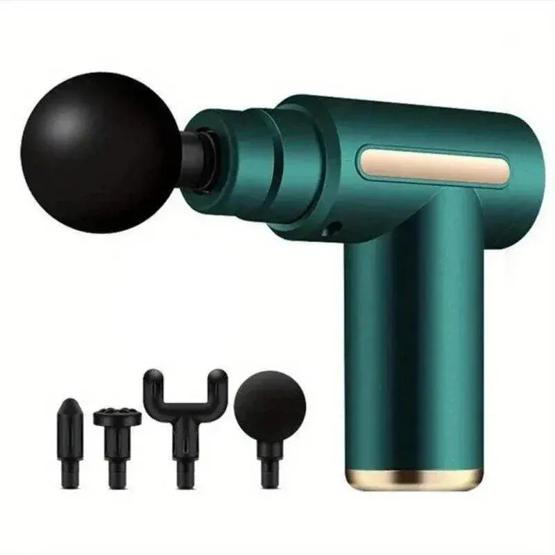 Multifunctional electric fascia gun massager for muscle relief and recovery