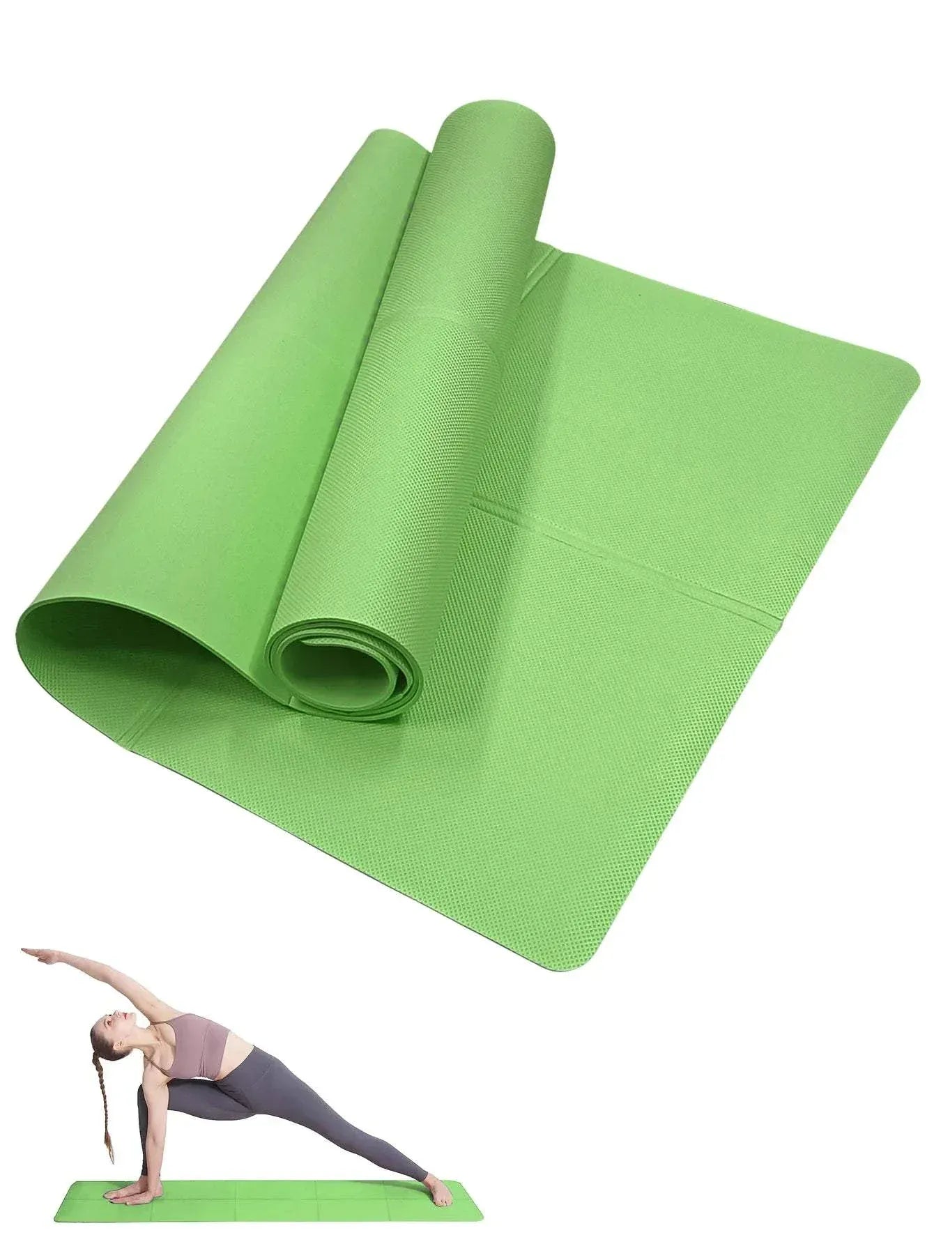 Yoga Mat Pilates Fitness Mat 3/4/6mm Thickness Non Slip Yoga Cushion