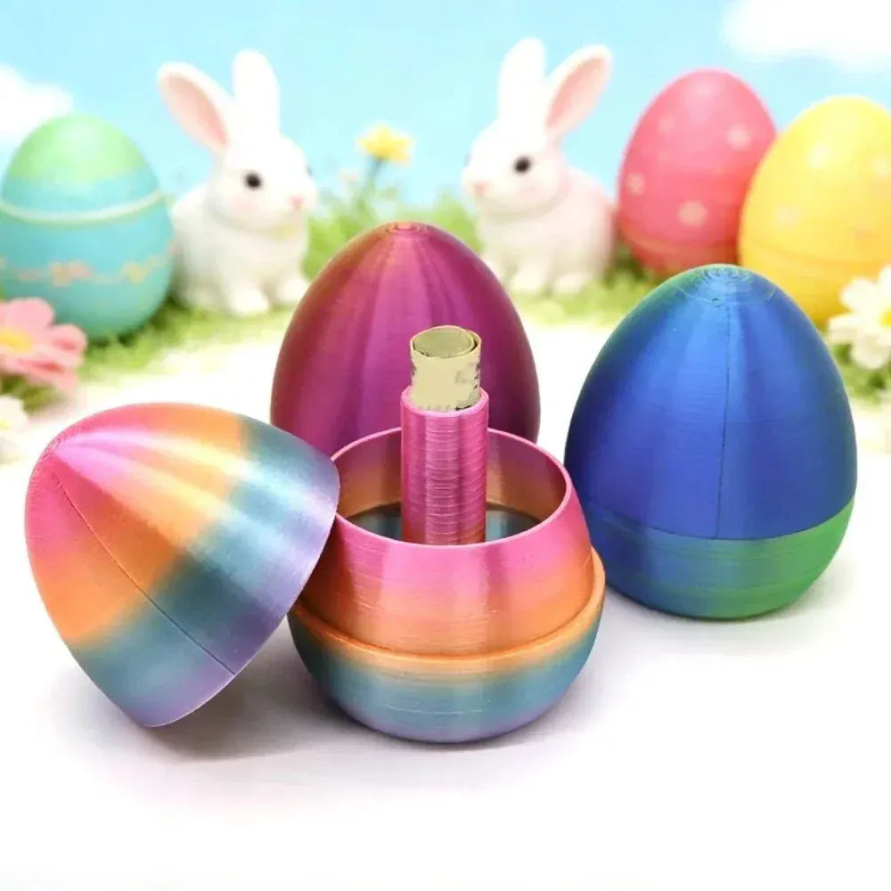Annoying 3D Printed Easter Egg- Funny Plastic Interactive Egg Ornament