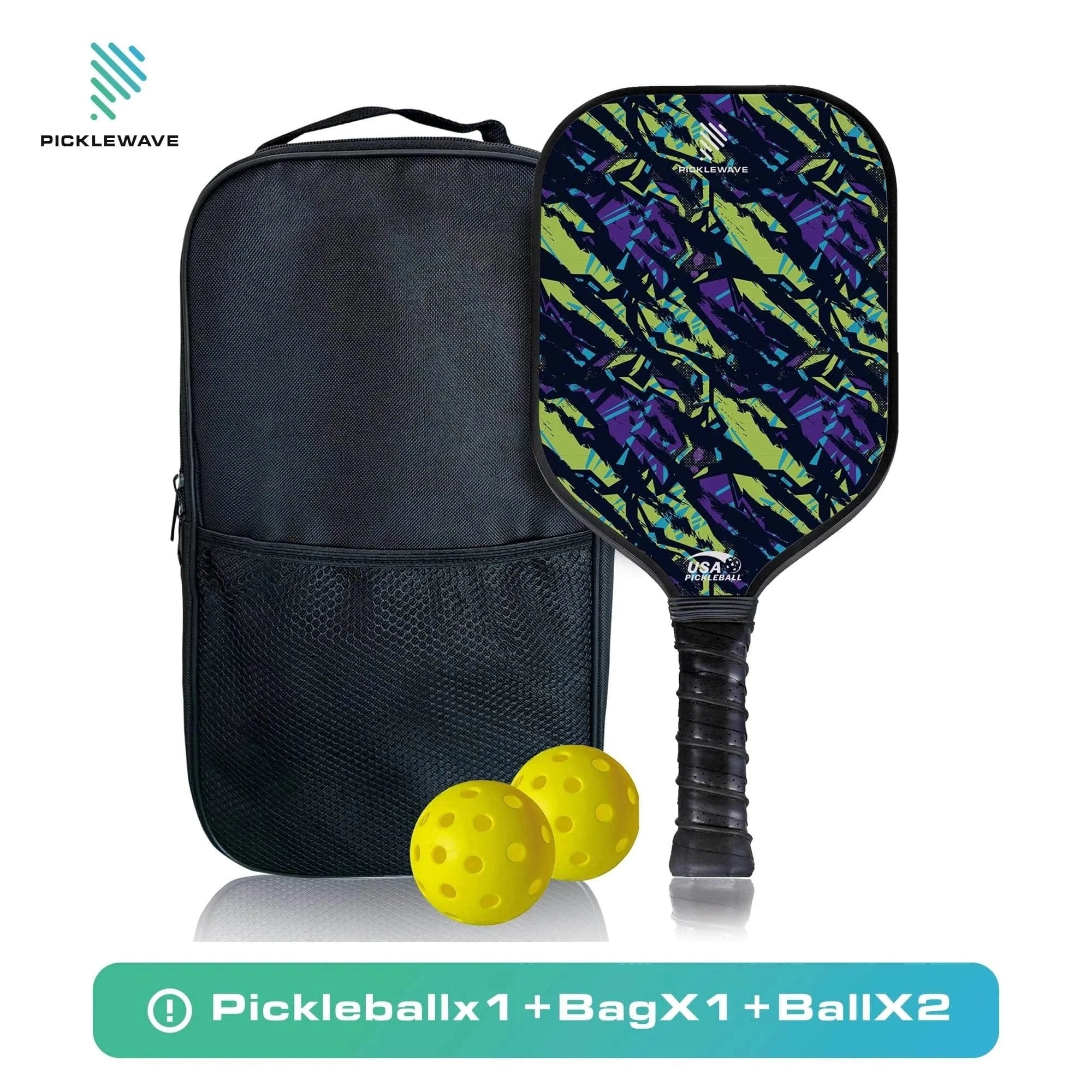 Tiger Zebra Style USAPA Pickleball Paddle Fiberglass Surface With High Grit & Spin Unibody Edgeless Sport Racquet Pickleball