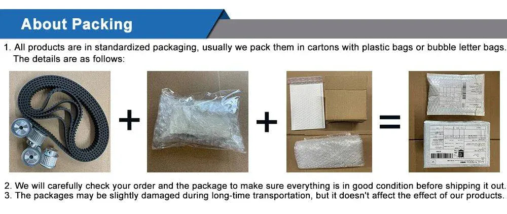 POWGE GT 2GT timing belt pulley with shaft and bearing for Creality Ender 3/Pro/V2 Pro CR10 3D printers