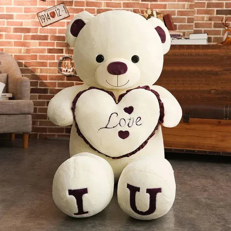 Valentine Day Gift: 80/100Cm Big LOVE Plush Toy Bear for lover Gifting