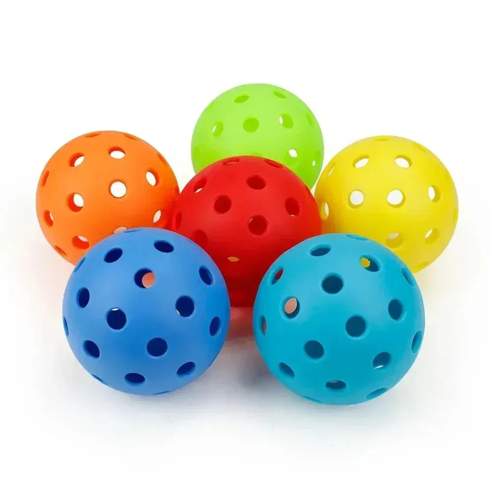 12pcs Pickleball 74MM 40 Holes Outdoor Durable Pickleballs 26g per Ball for Competition Pack of Outdoor Pickleballs