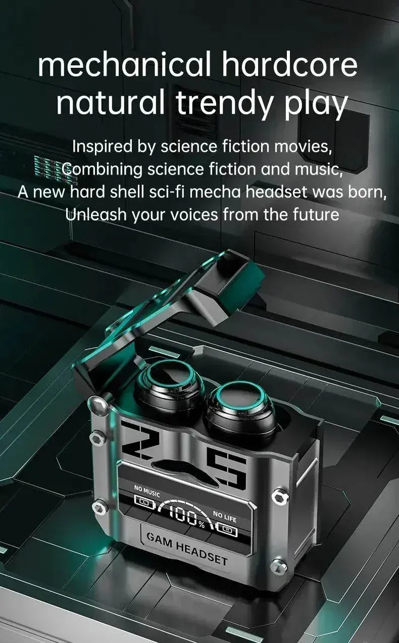 TWS Bluetooth Wireless Earbuds with noise reduction and touch control for clear sound and deep bass