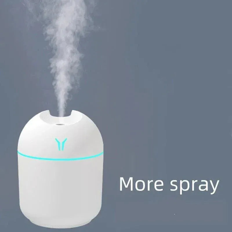 250ML USB Mini Air Humidifier and Diffuser with LED lighting and USB power