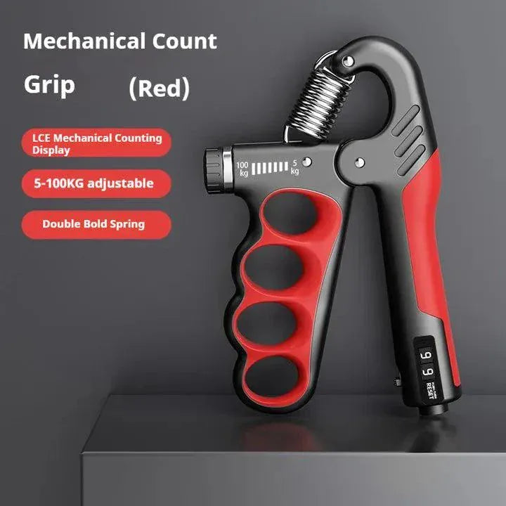 Adjustable hand grip strengthener with 5–100KG resistance for hand, wrist, and forearm training