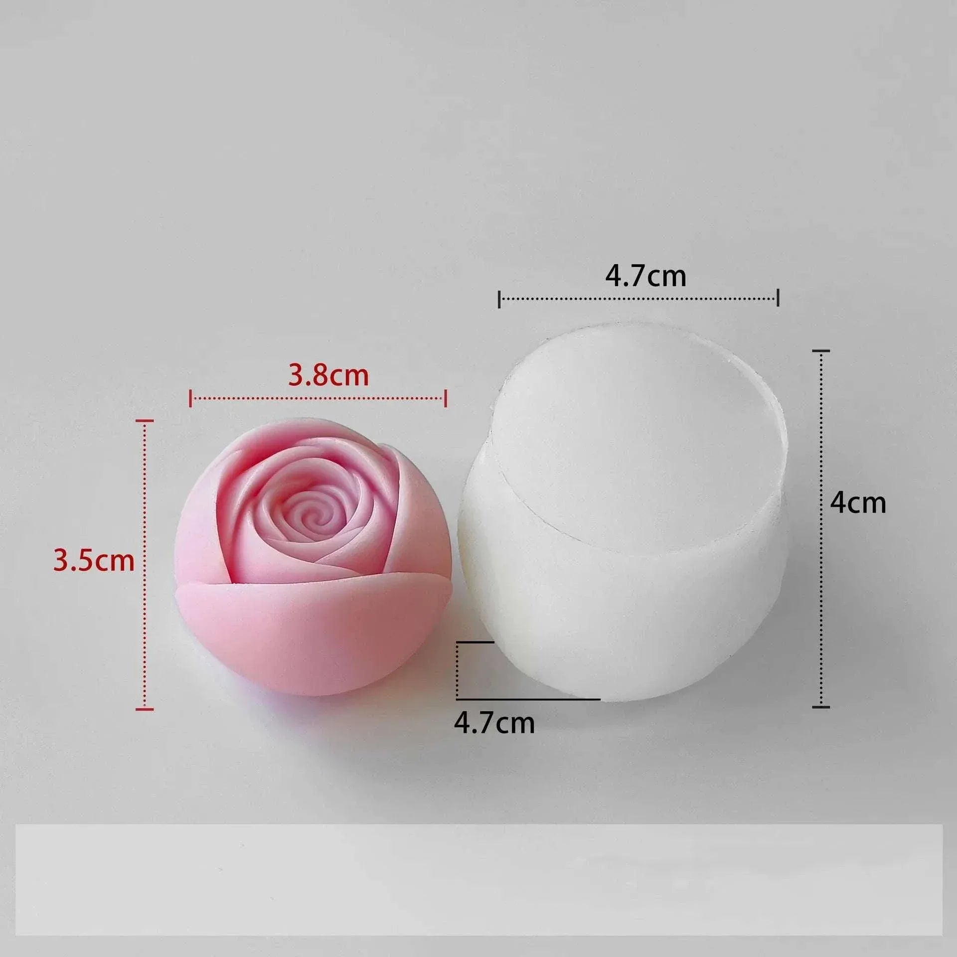 3D Rose Silicone Mold for DIY Valentine's Day Flower Candles & Decor