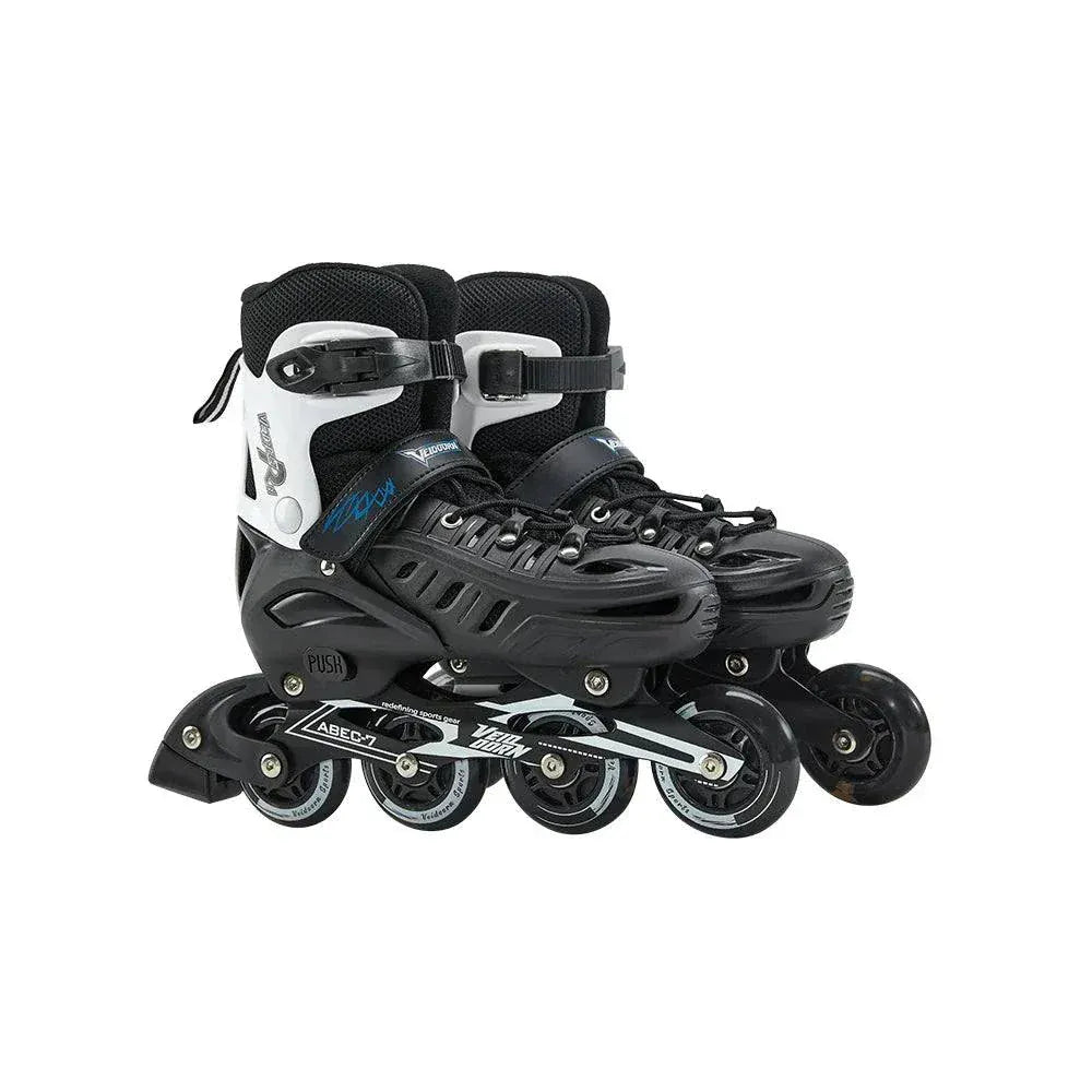 Adjustable Inline Skates for Kids and Adults Full Lights Up PU Wheel