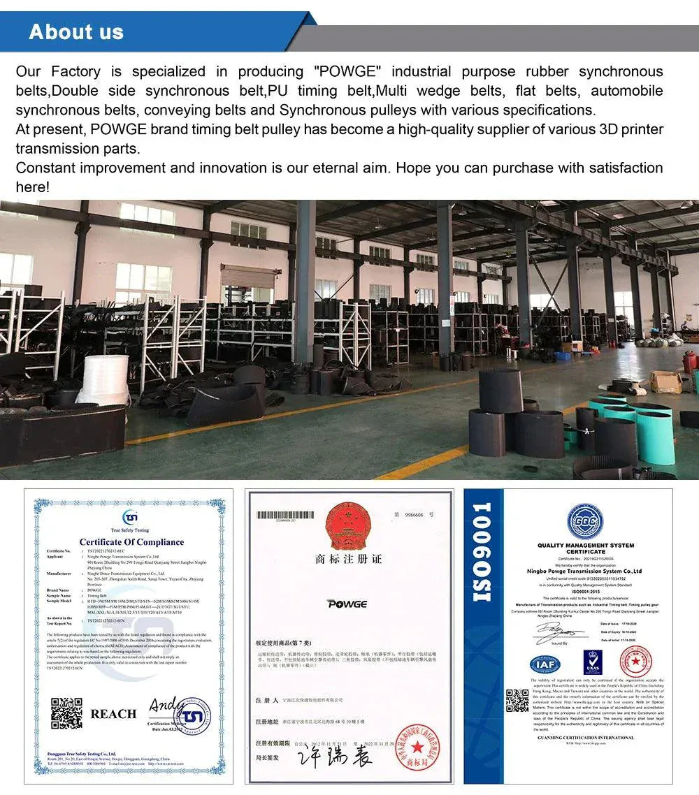 POWGE GT 2GT Timing Belt Pulley with shaft bearing for Ender 3/Pro/V2 Pro CR10 3D printer motion kit