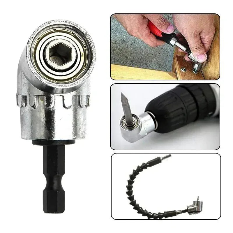 Electric Drill Angle Adapter- 105° Turning Screwdriver Joint Extension