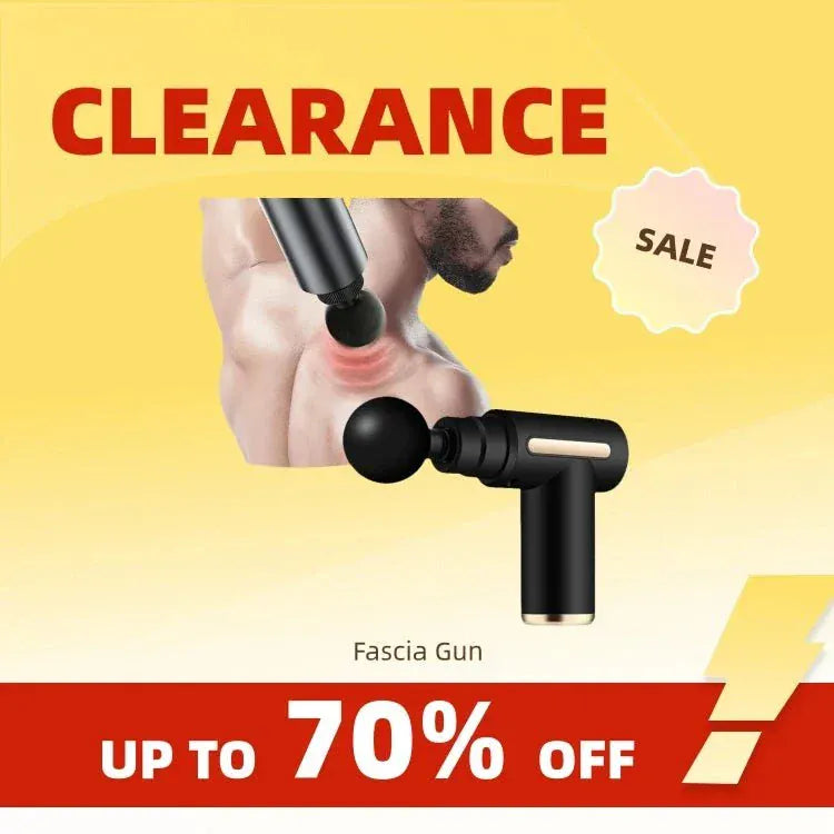 Multifunctional electric fascia gun massager for muscle relief and recovery
