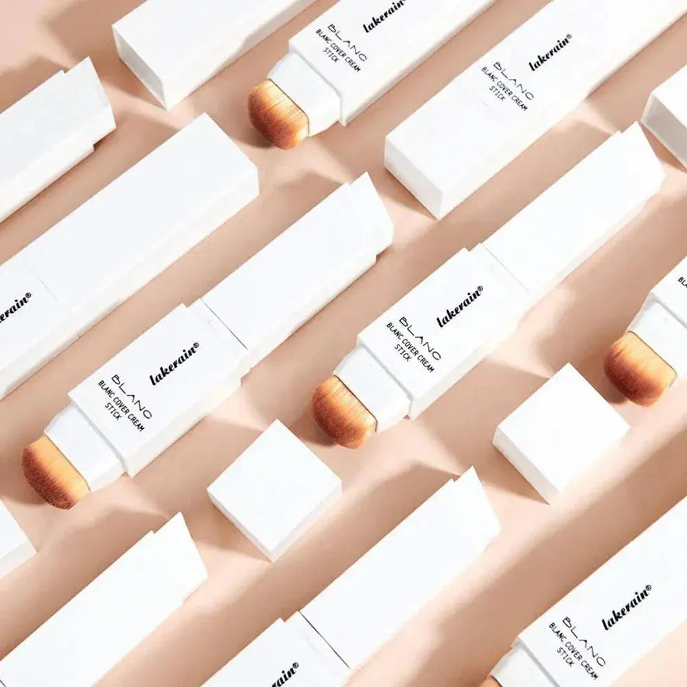 Two-in-one color-changing foundation stick with hydrating, buildable coverage and natural finish