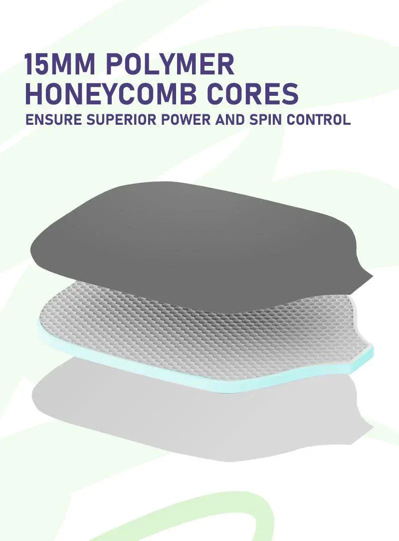 Kawasaki Pickleball Paddle Durable PP Honeycomb Core Fiberglass Surface Pickle Ball For Men Women Beginners