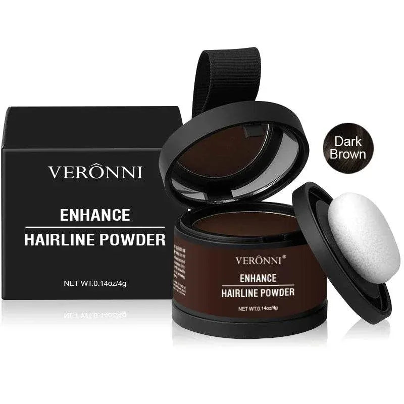 14 color Hair Line Powder for natural black root touch-up and instant hairline coverage