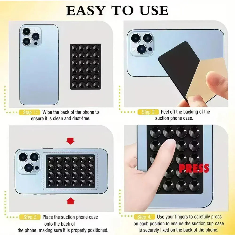 Silicone Suction Phone Case Mount