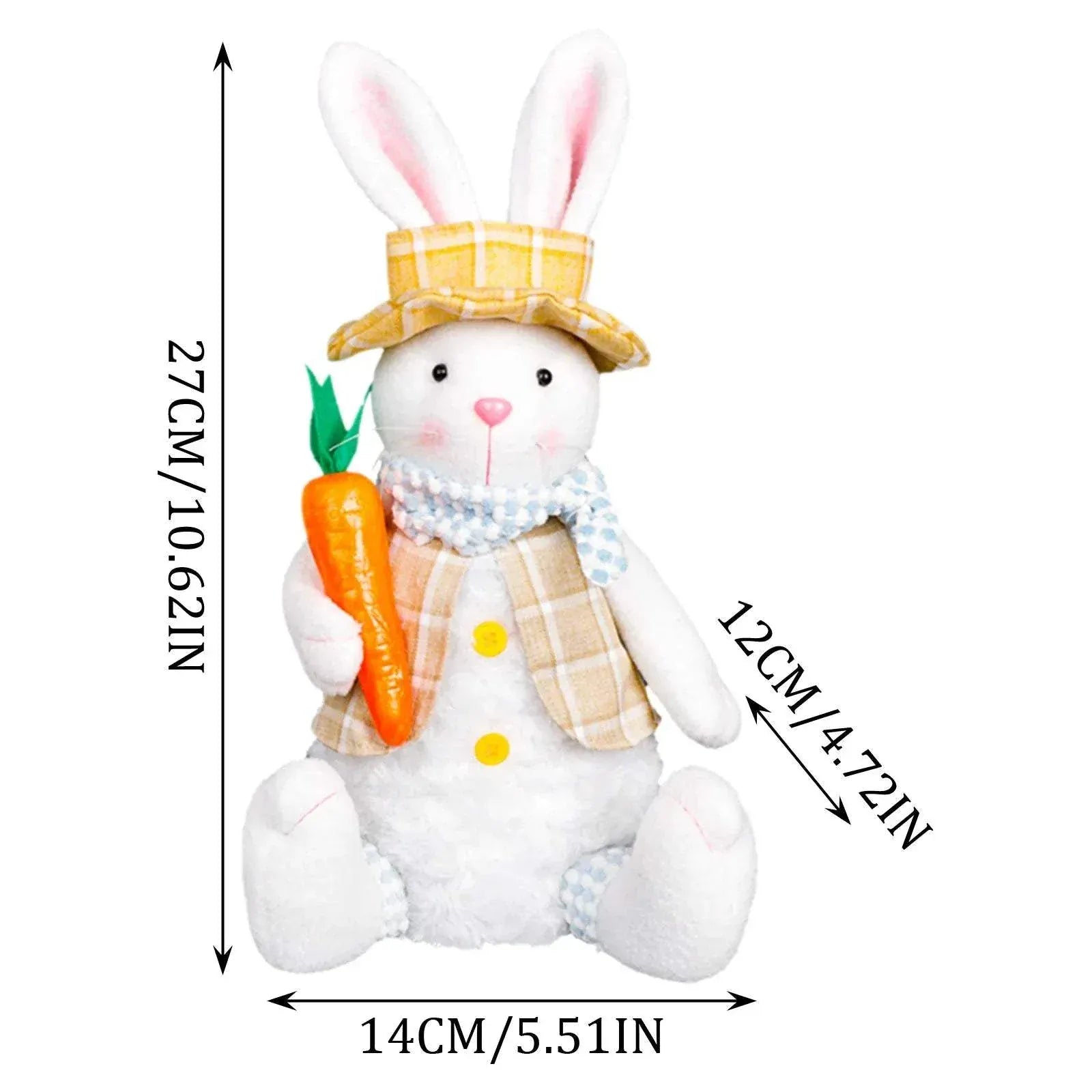 Easter Bunny Decorations - Handmade Swedish Gnome Dolls for Spring.