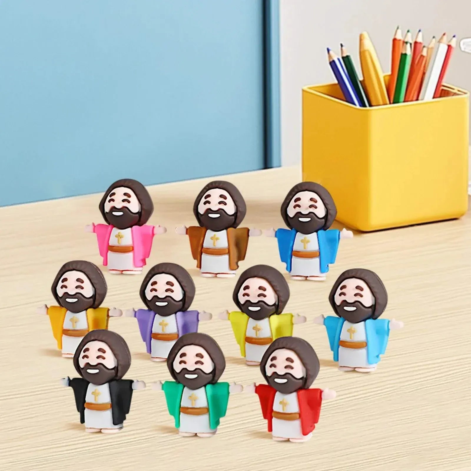 Easter Jesus Toys - Mini Jesus Figurines for Easter & Party Favors.