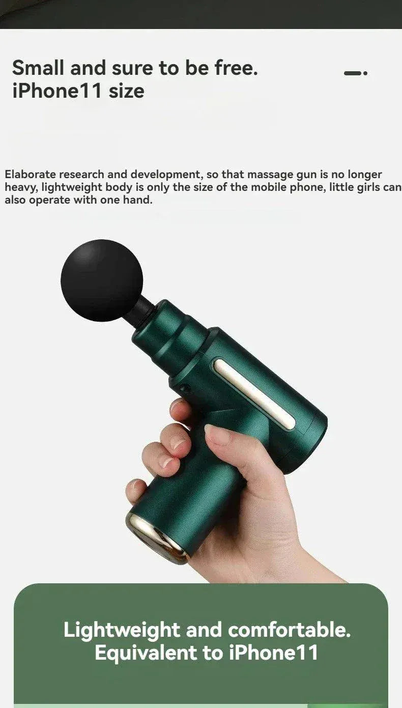 USB Mini Muscle Massage Gun for portable deep tissue muscle relief and recovery