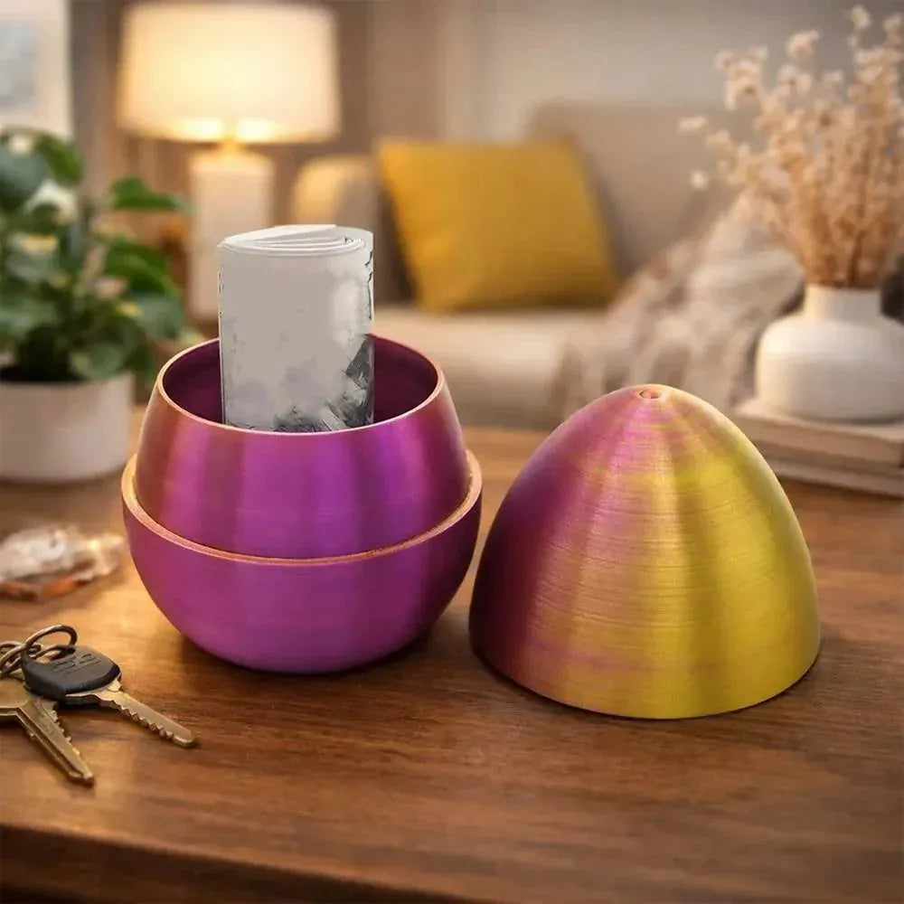 Annoying 3D Printed Easter Egg- Funny Plastic Interactive Egg Ornament