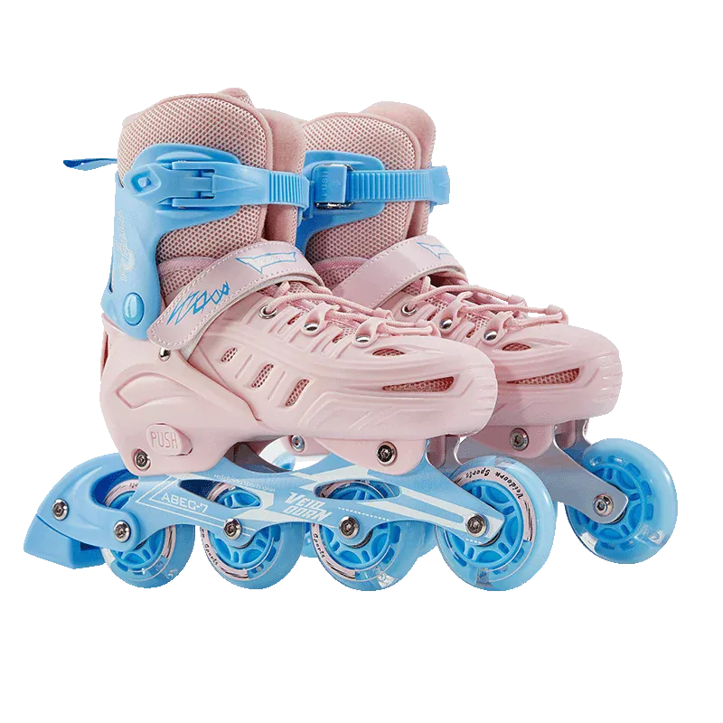 Adjustable Inline Skates for Kids and Adults Full Lights Up PU Wheel
