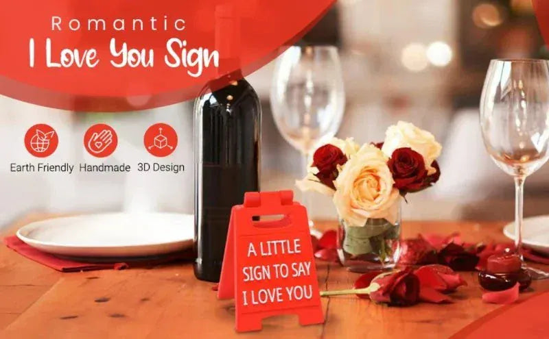 Romantic "I Love You" sign Valentine's Day gift for couples and home décor