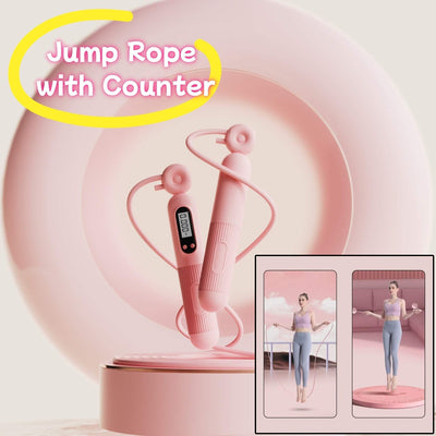 Jump Rope With Counter - Adjustable Smart Skipping Rope for Fitness