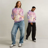 Anime Magic Girl Sweater vibrant kawaii hoodie with magical girl print and double-layer hood