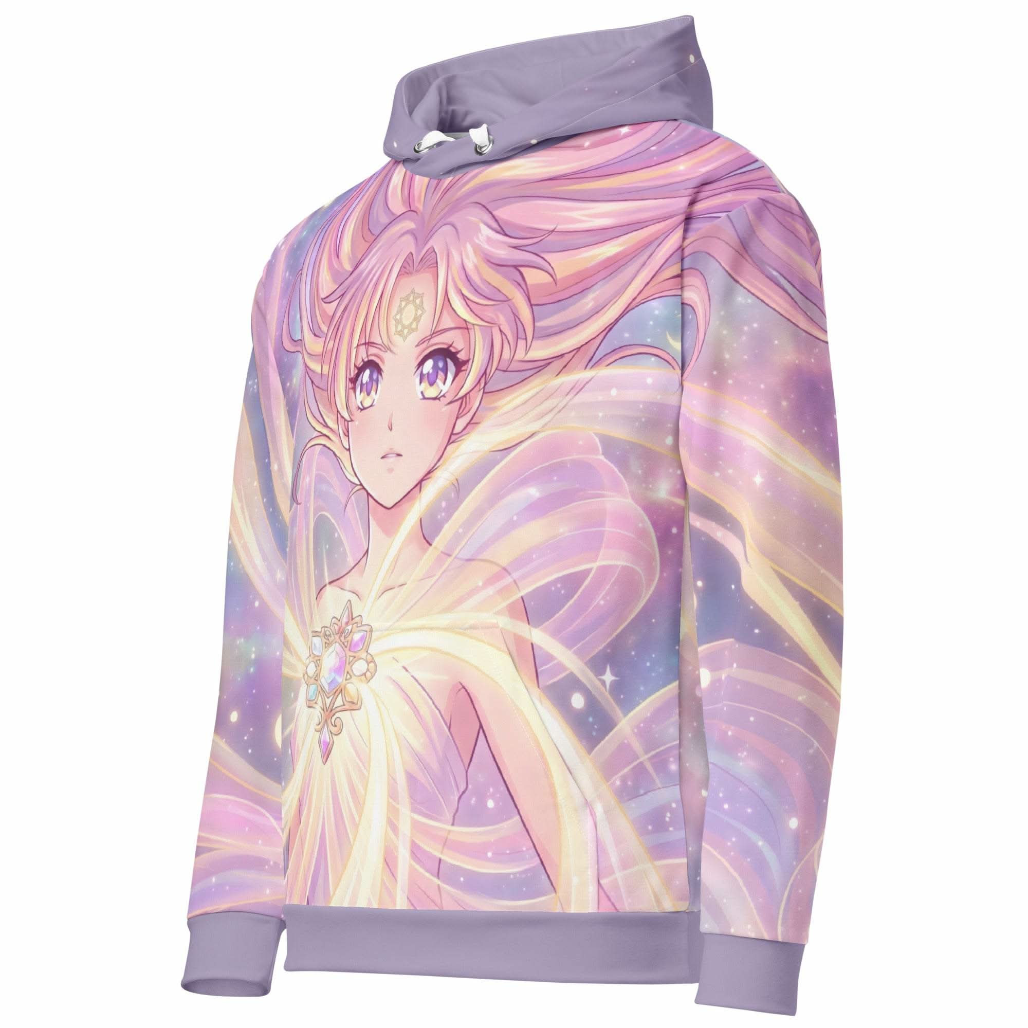 Anime Magic Girl Sweater vibrant kawaii hoodie with magical girl and fairycore print