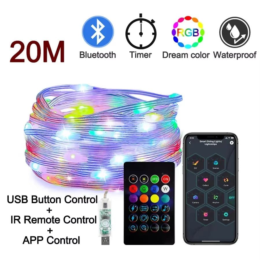Waterproof RGB String Lights