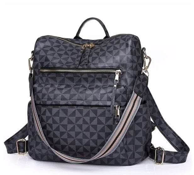 Women's University Shoulder Bag in multi-purpose synthetic leather with removable strap and spacious design