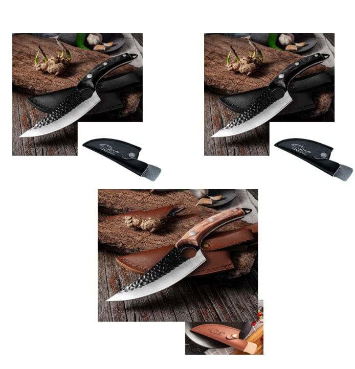 Professional Butcher Knife Set - High Carbon Steel 5CrMoV15
