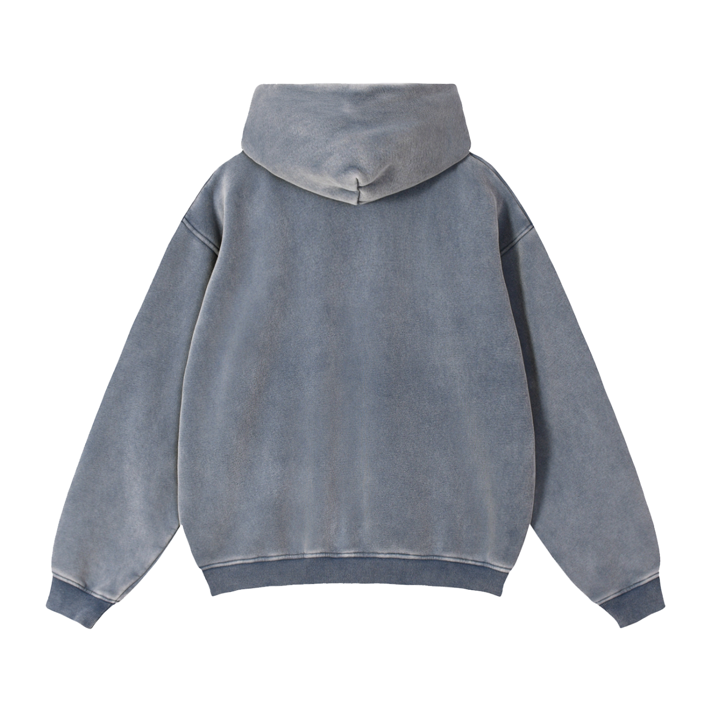 Zip-Through Boxy Fleece Hoodie | Oversized Unisex Streetwear Zip Hoodie