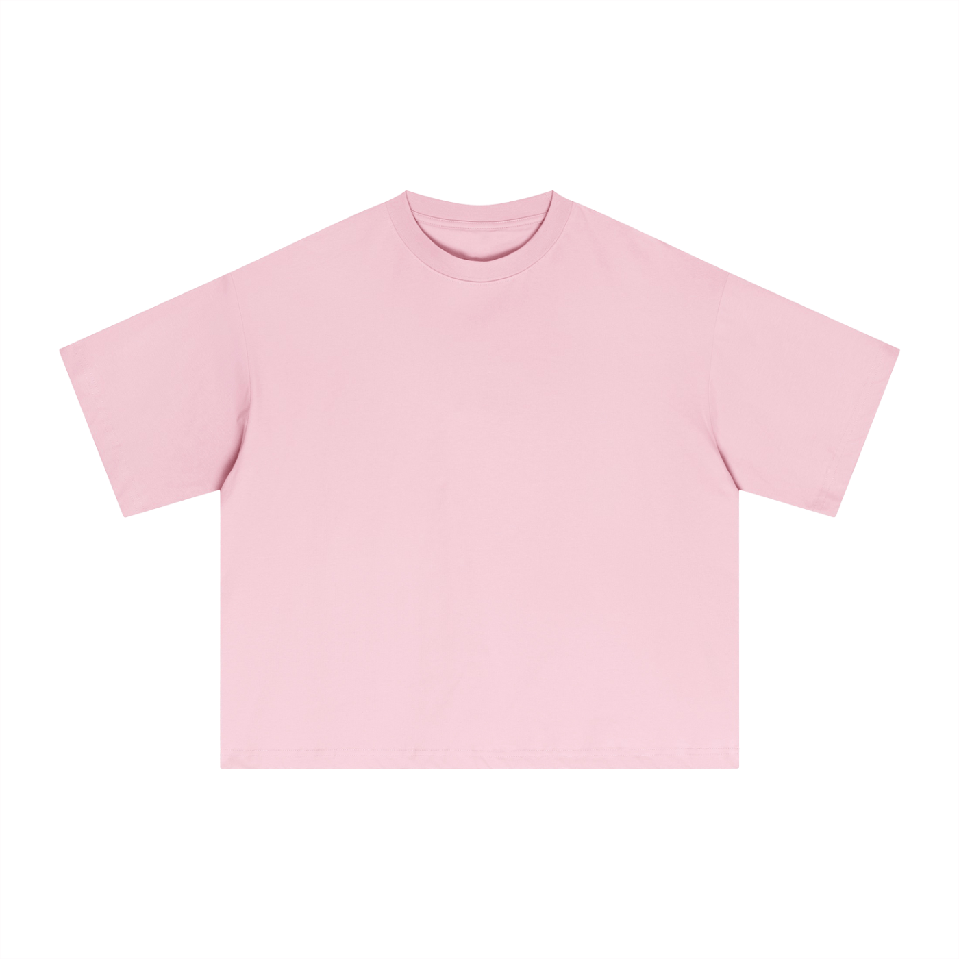 Pink t-shirt on a white background