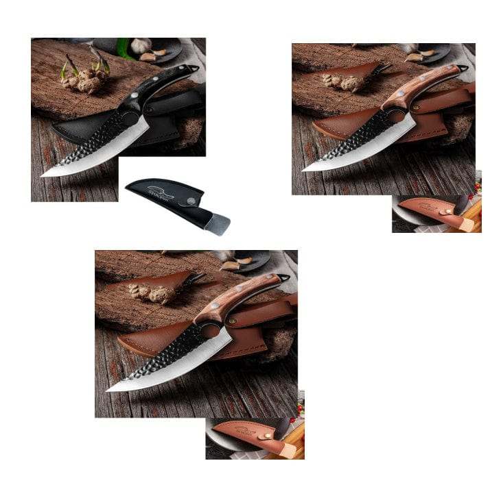 Professional Butcher Knife Set - High Carbon Steel 5CrMoV15
