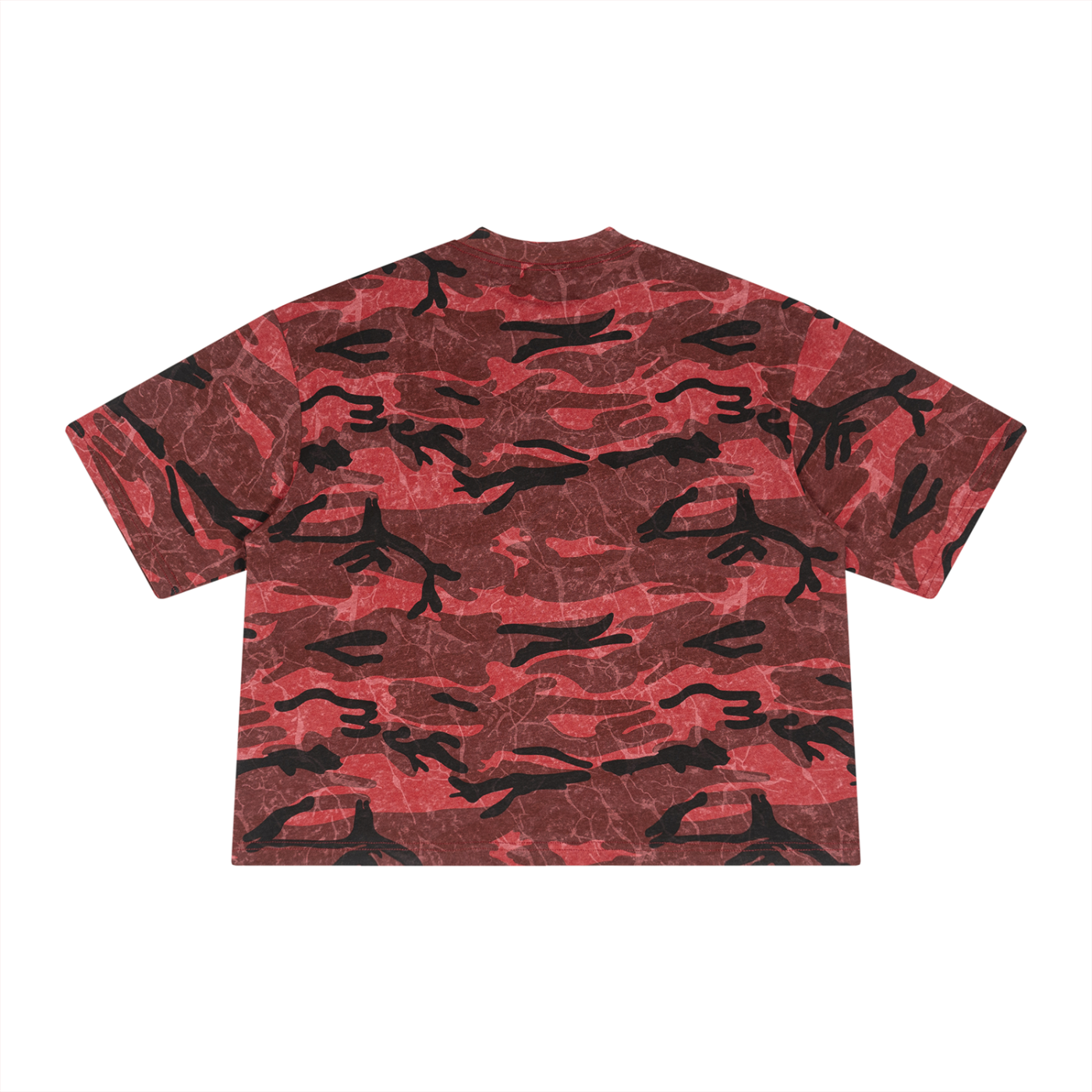 Unisex Boxy Camo Print T-Shirt | Oversized Cotton Streetwear Tee