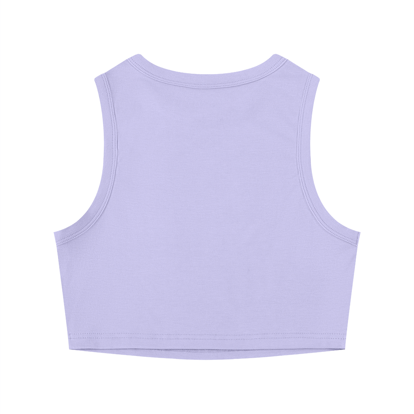 Women’s tight crewneck crop tank top sleeveless ribbed bodycon tee in solid color