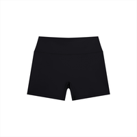 Women’s high rise nylon spandex yoga shorts with bodycon fit for workout and casual wear