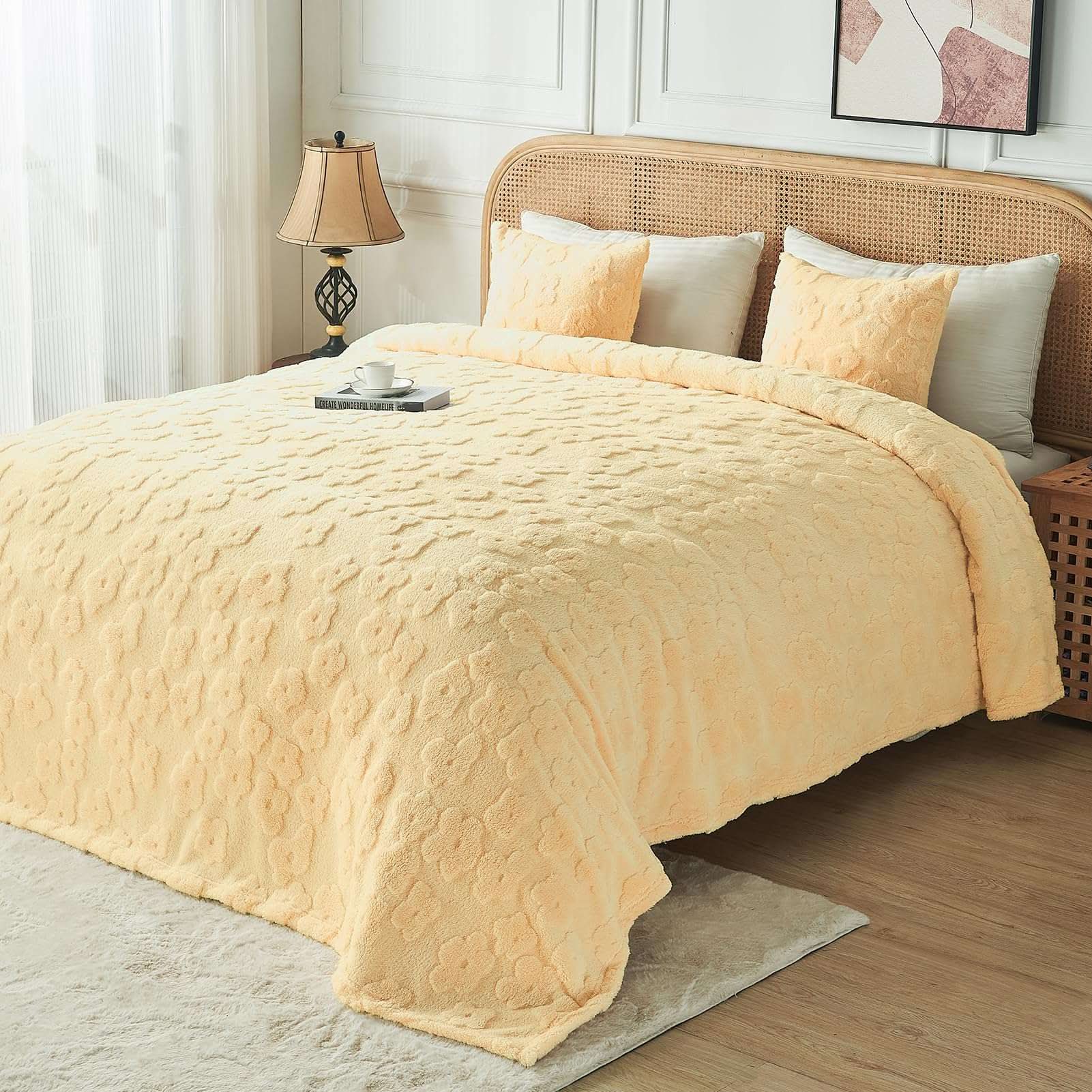Twin Floral Throw