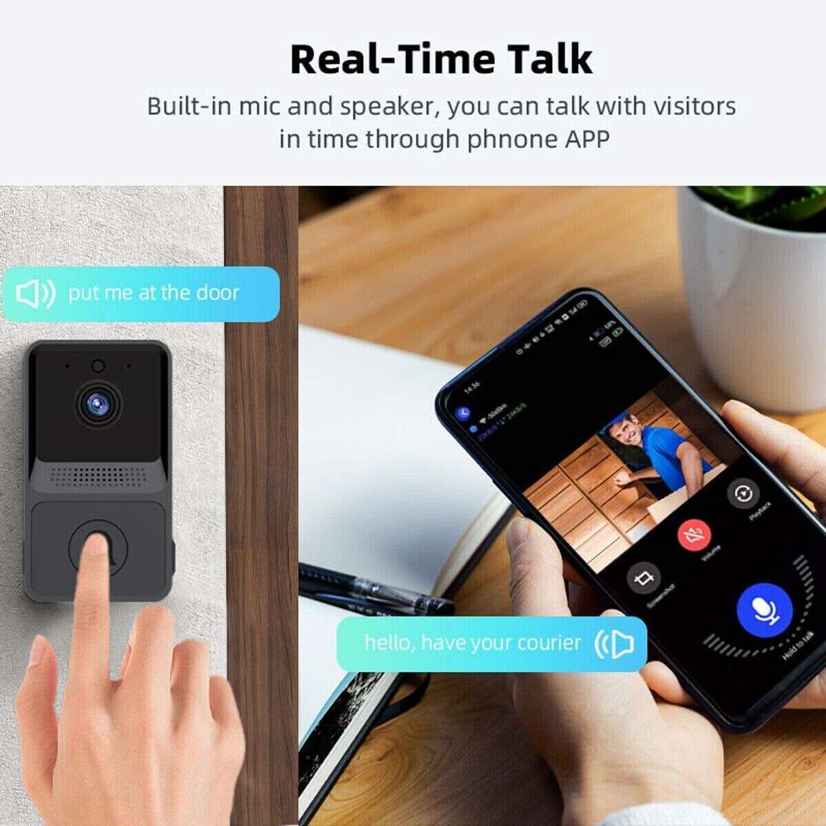 WiFi Enabled Video Doorbell