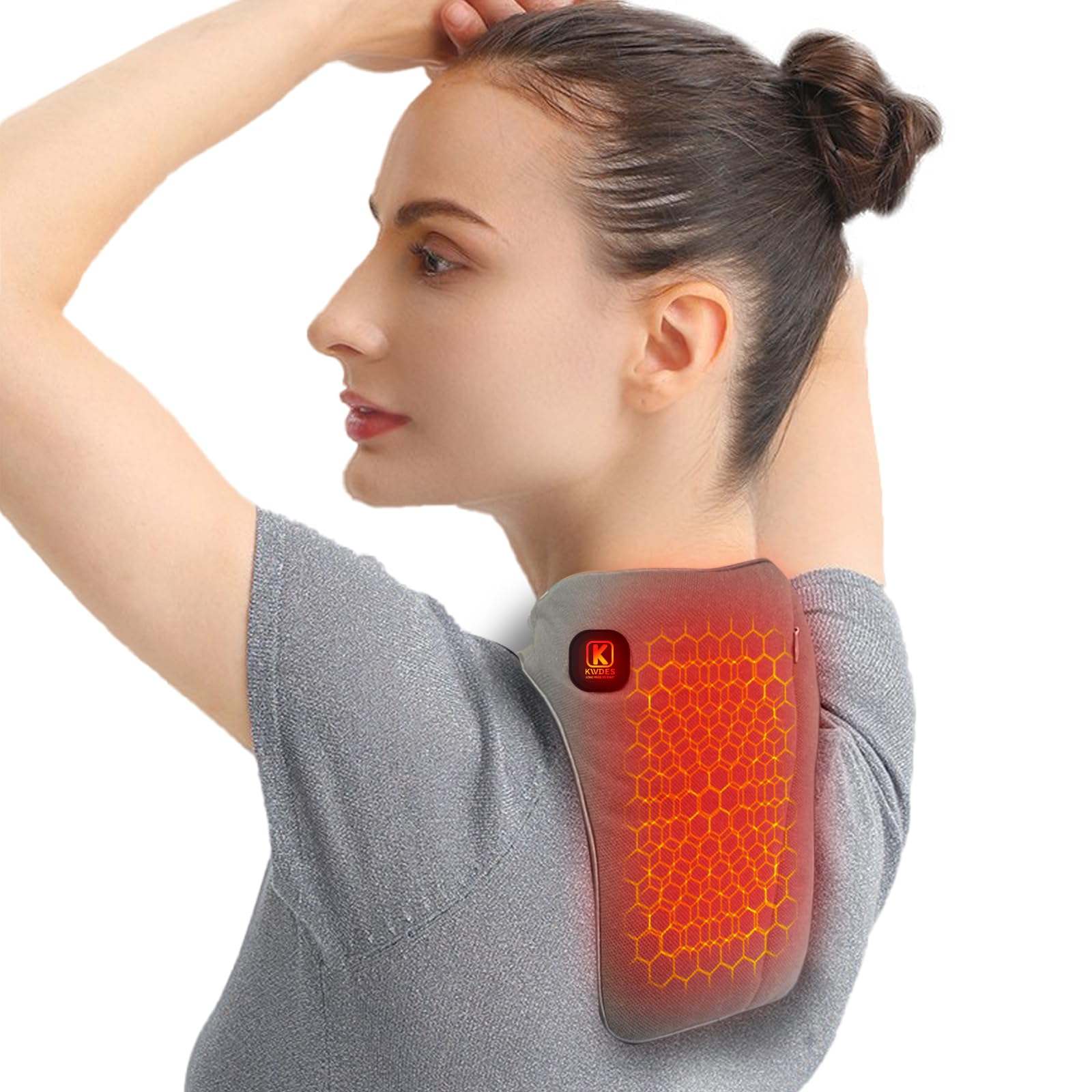 GrapheneFlex neck pain relief heating pad with flexible design and adjustable heat settings for targeted therapy