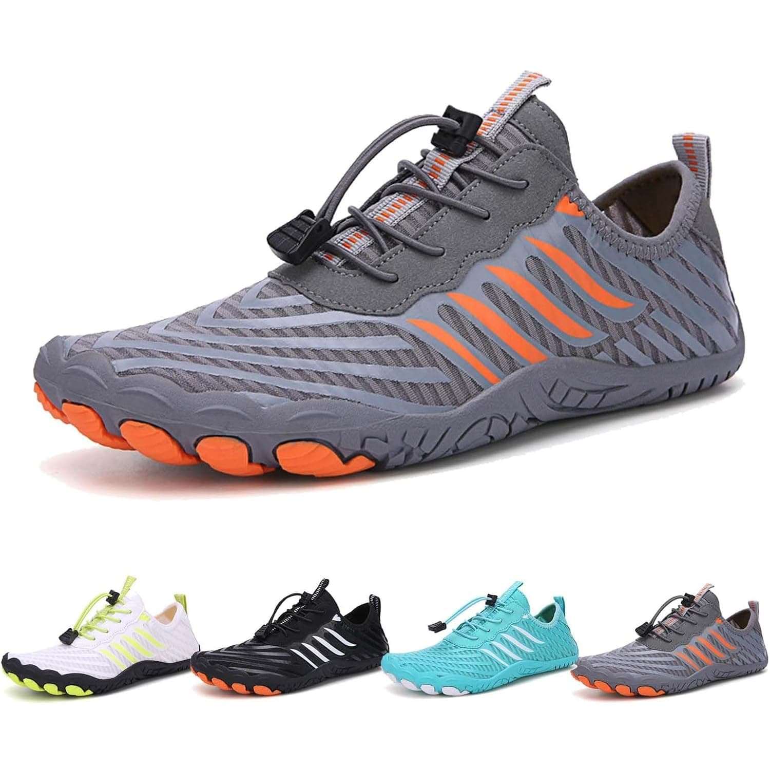All-terrain comfort shoes with lightweight, breathable, non-slip sole and wide toe box for men and women