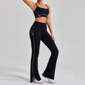 Outdoor Sports Yoga Suits Women's Fitness Set Side View