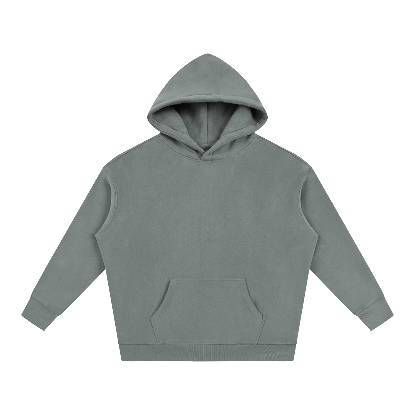 Unisex oversized fleeced hoodie heavyweight pullover streetwear sweatshirt