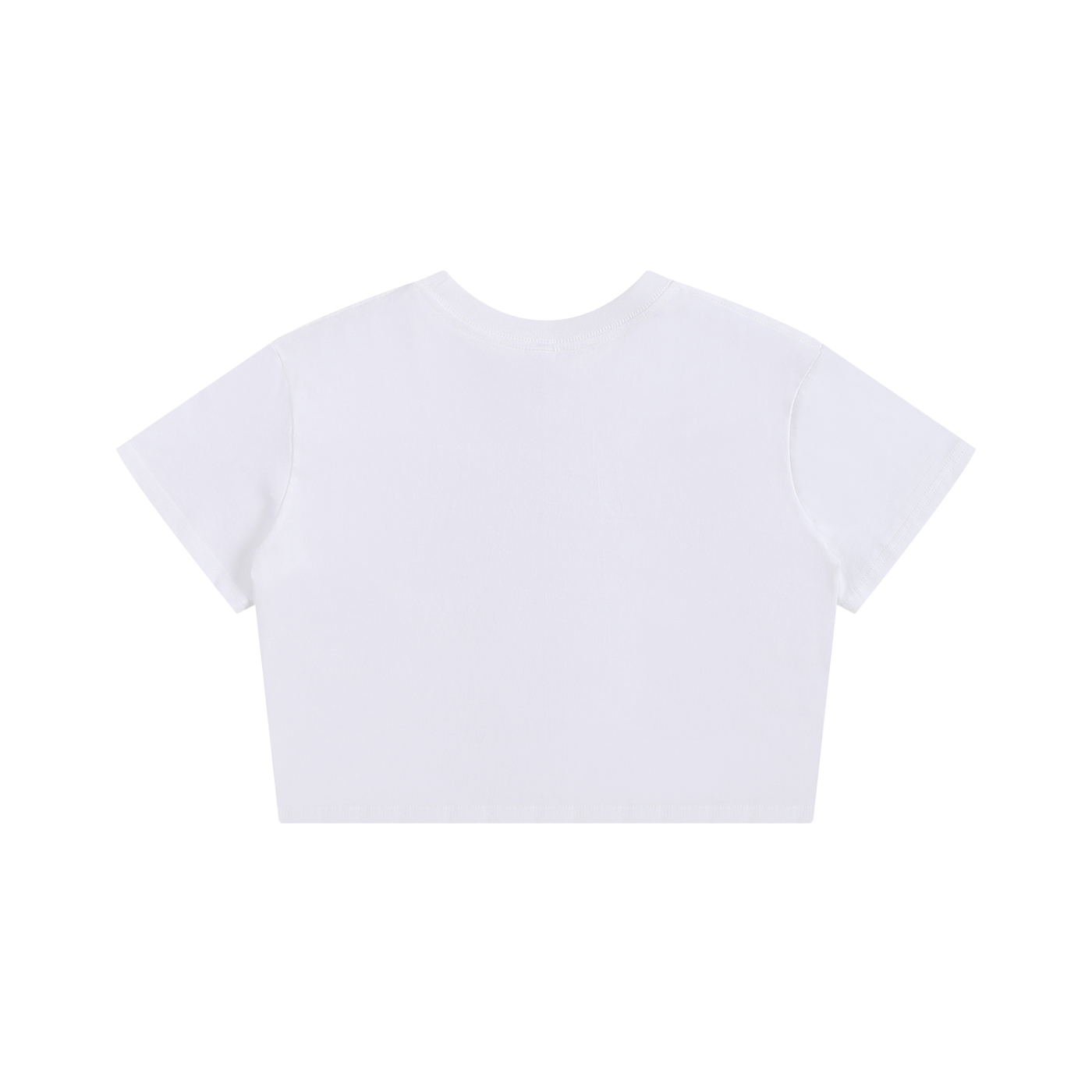 Women’s Baby Tee Seamless T-Shirt | Cropped Cotton Streetwear Tee – 200 GSM